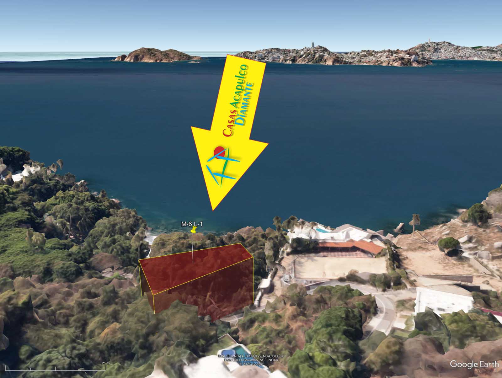 Terreno Las Brisas Manzana 6 Lote 1 - Ubicación satelital y entorno 2